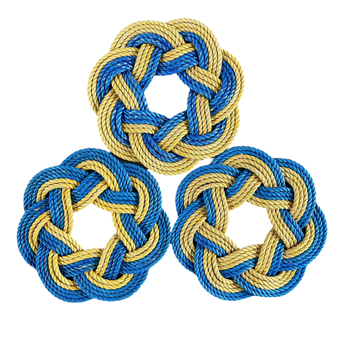 Blue and Yellow Wreaths