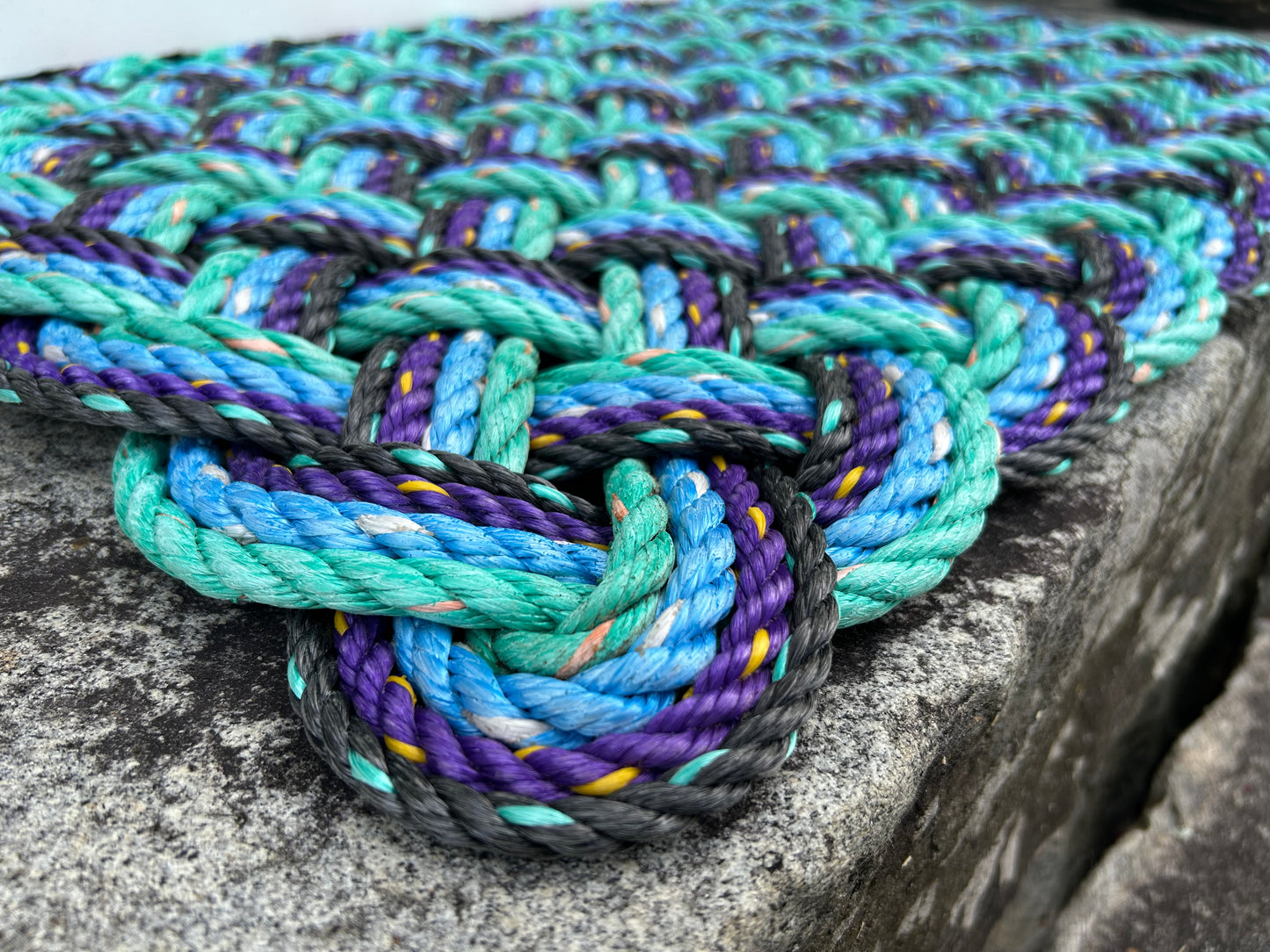 Reclaimed Lobster Rope Mat