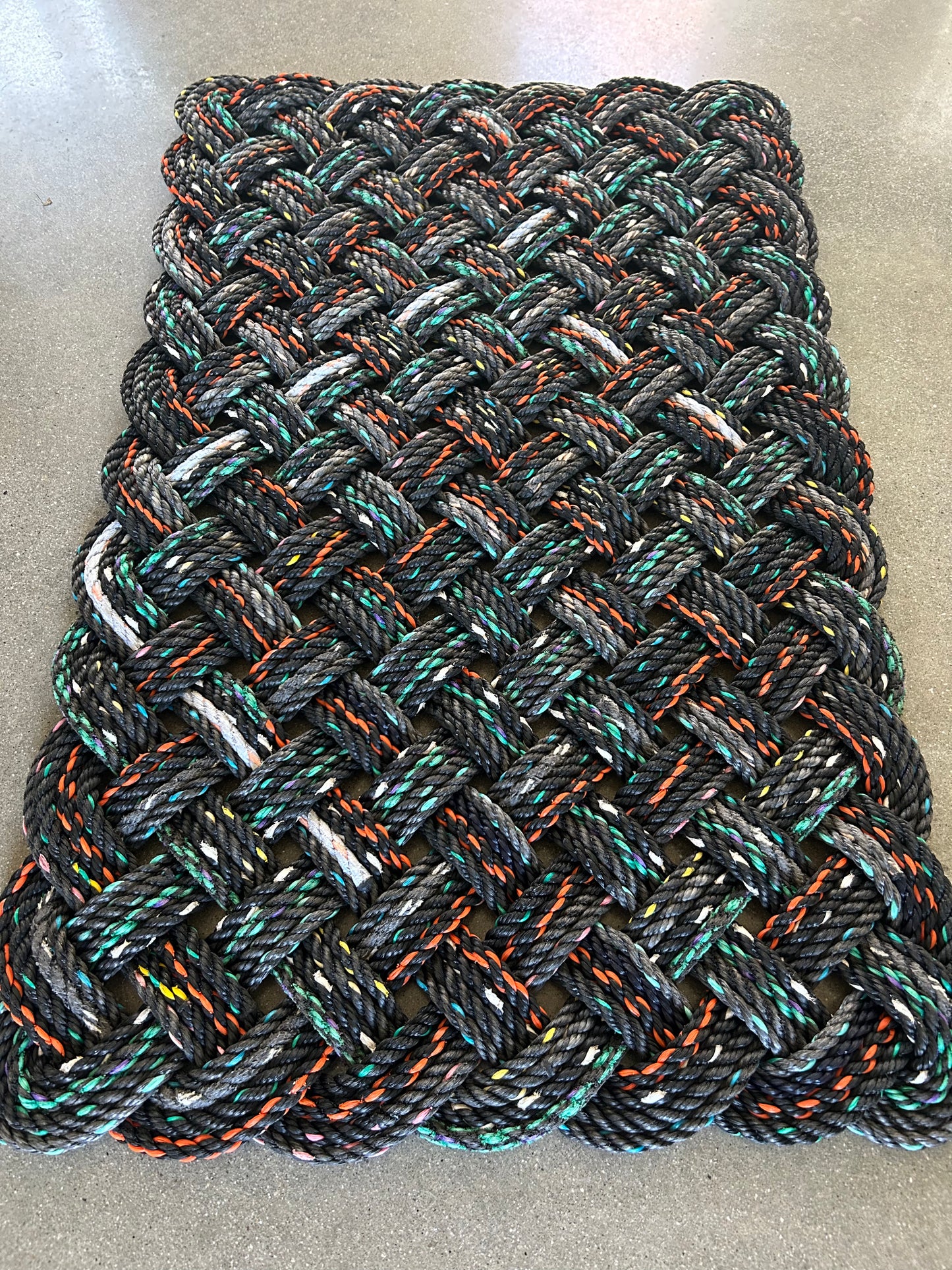 Reclaimed Lobster Rope Doormat