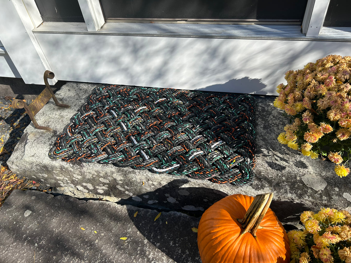 Reclaimed Lobster Rope Doormat