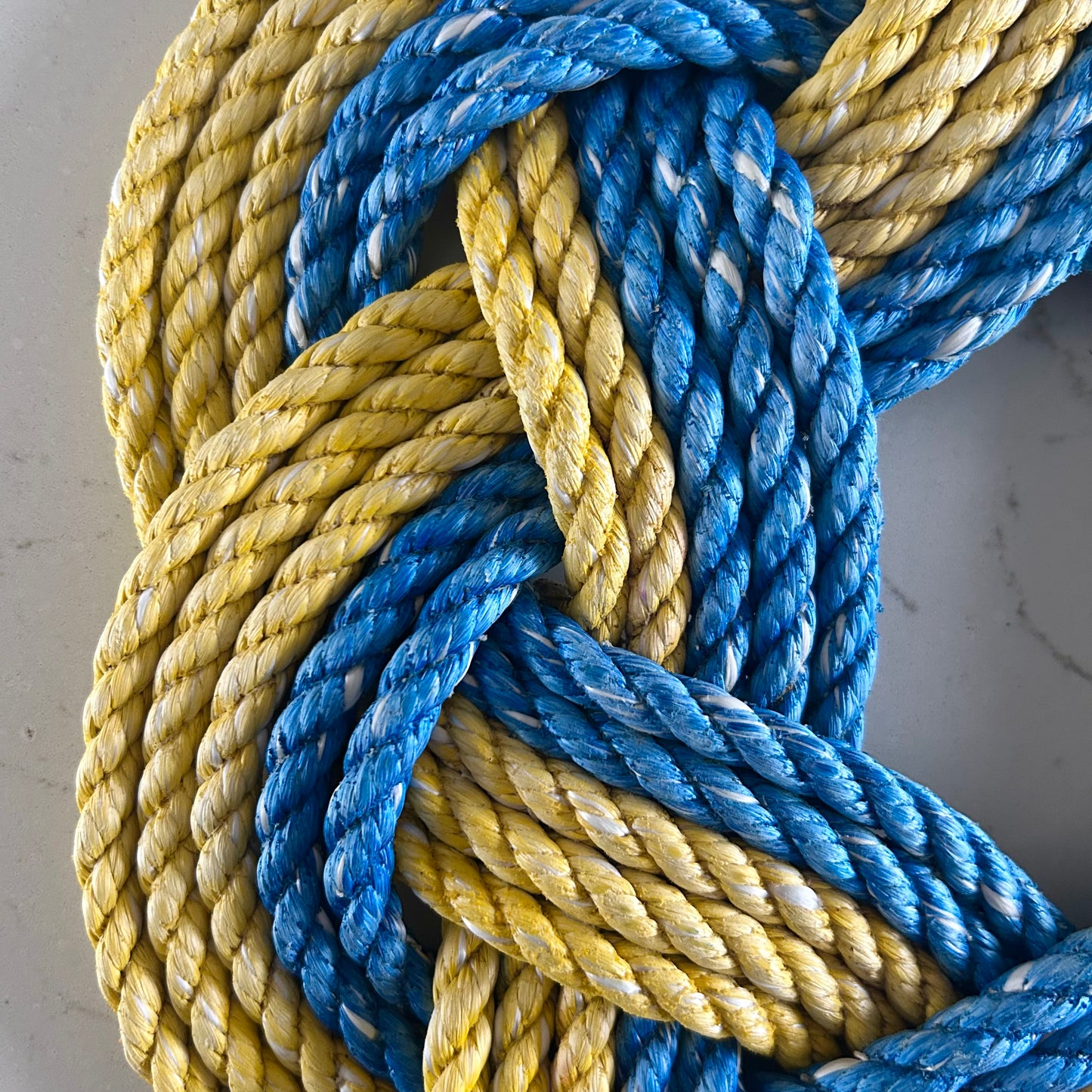 Blue and Yellow Wreaths