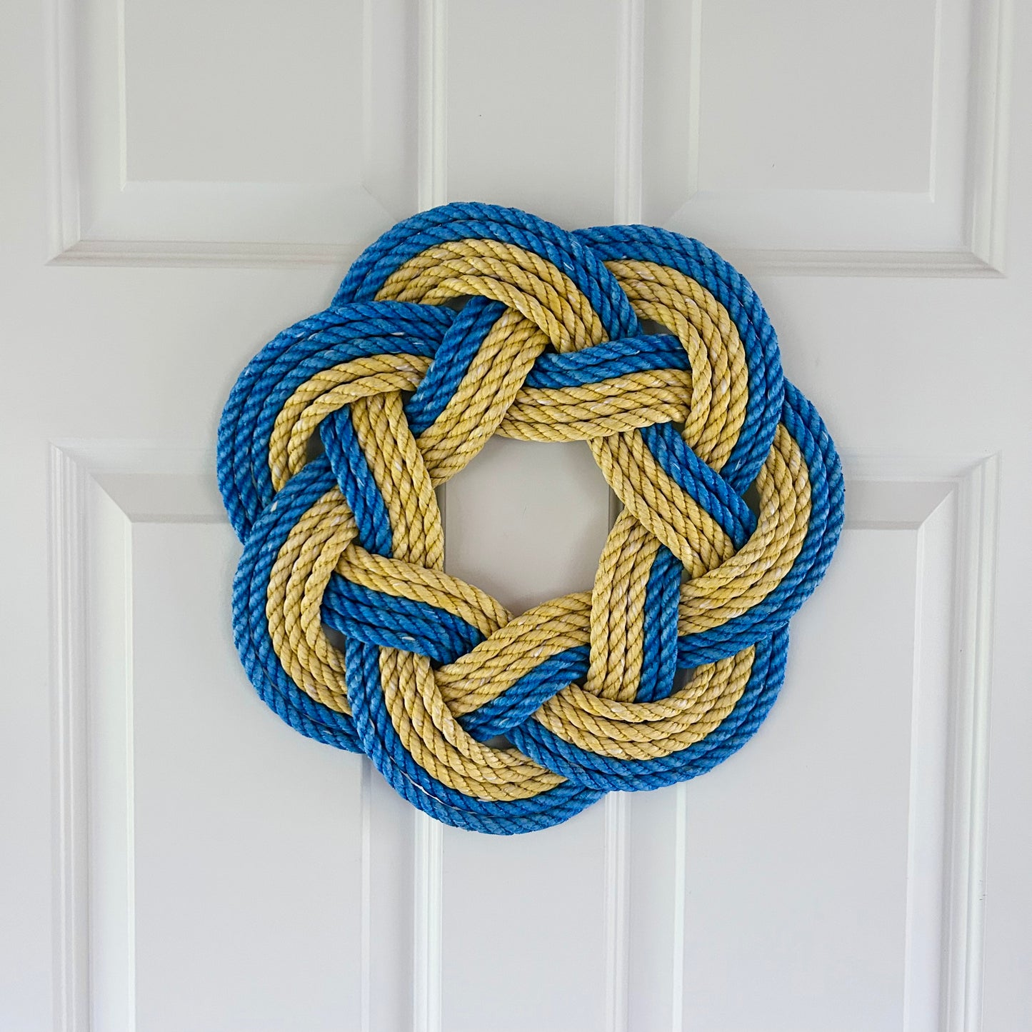 Blue and Yellow Wreaths