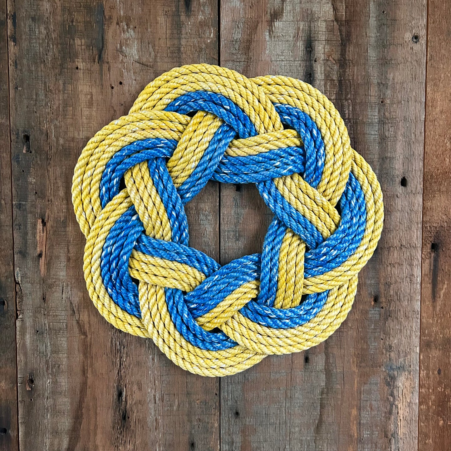 Blue and Yellow Wreaths