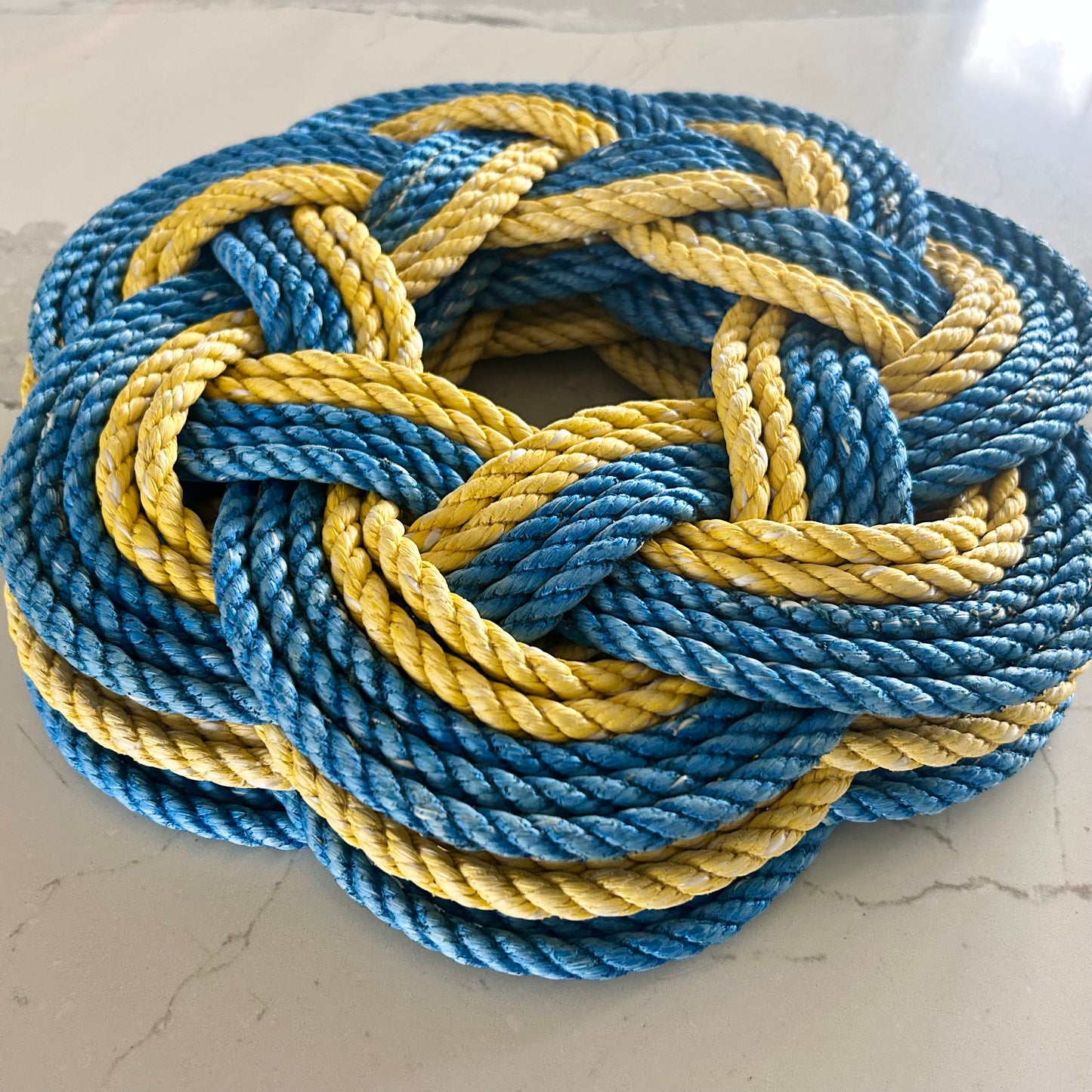 Blue and Yellow Wreaths