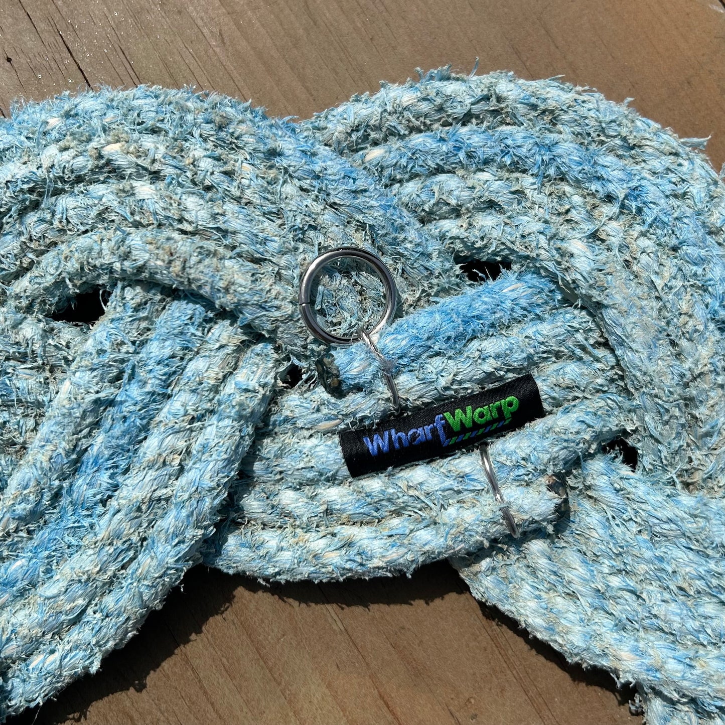 Rustic Mariner Wreath in Sky Blue