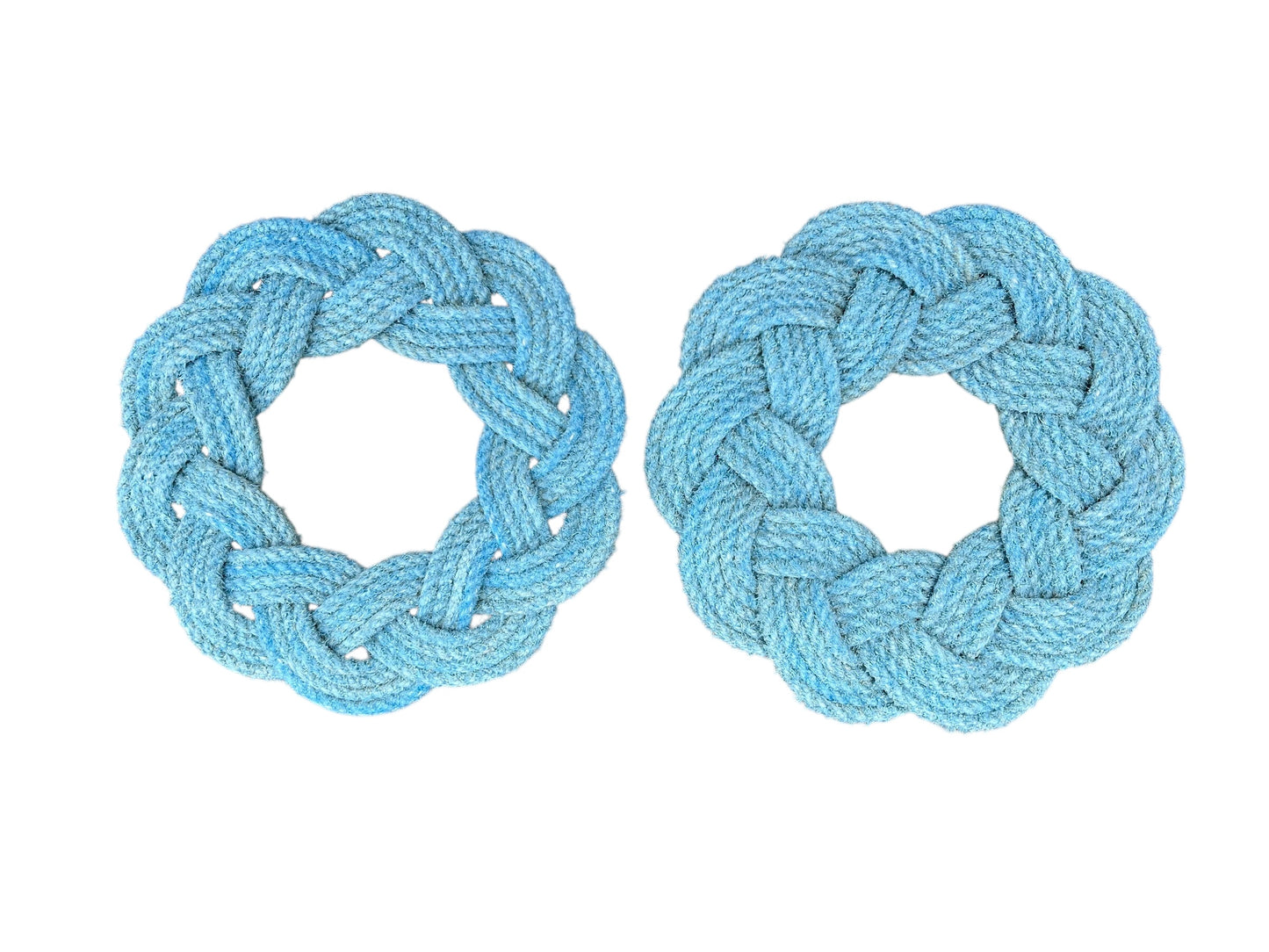 Rustic Mariner Wreath in Sky Blue