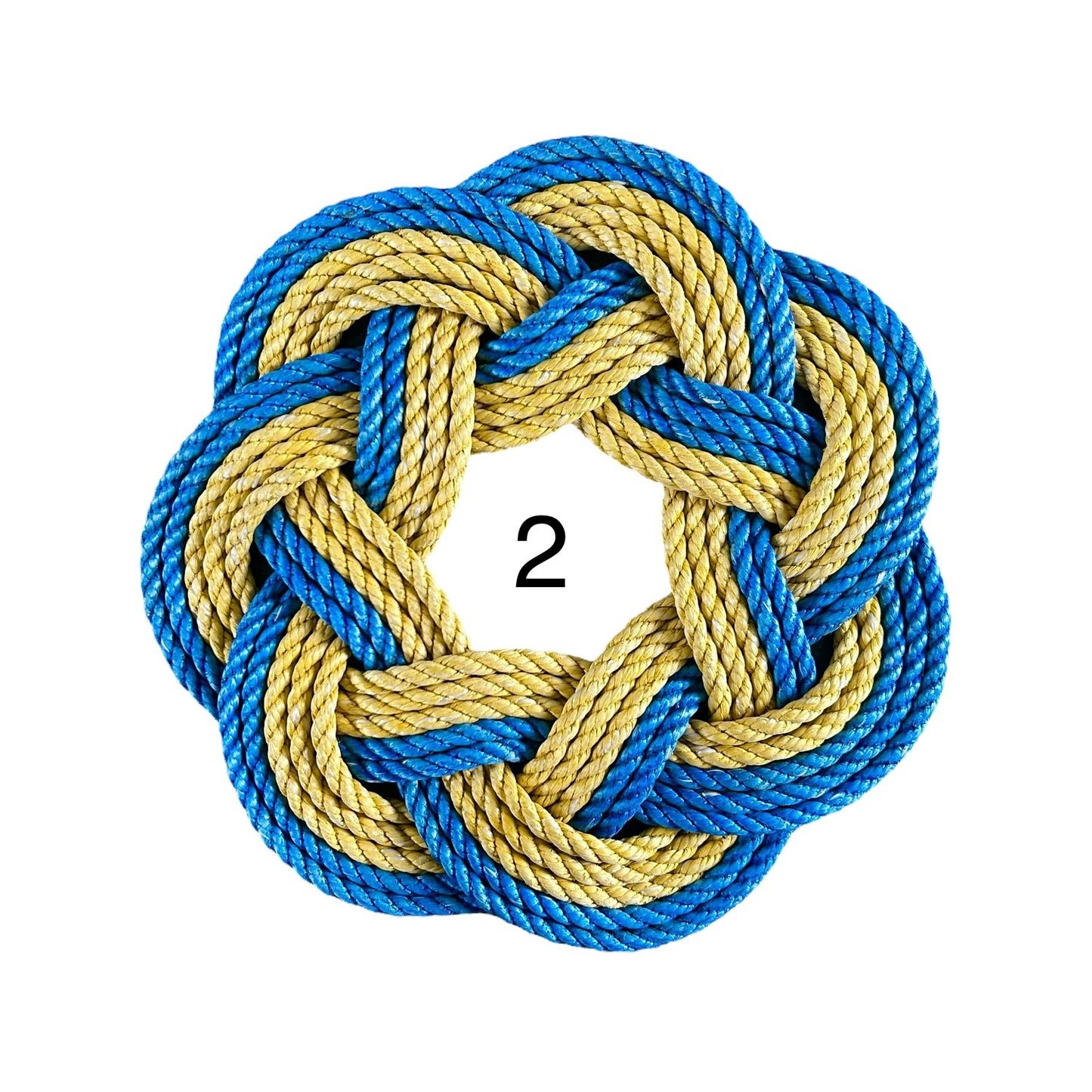 Blue and Yellow Wreaths