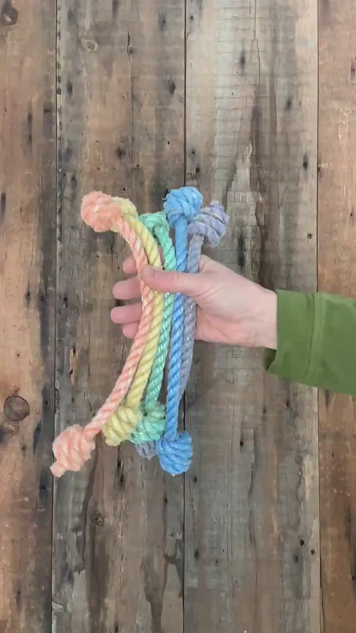 Upcycled Rope Dog Toy