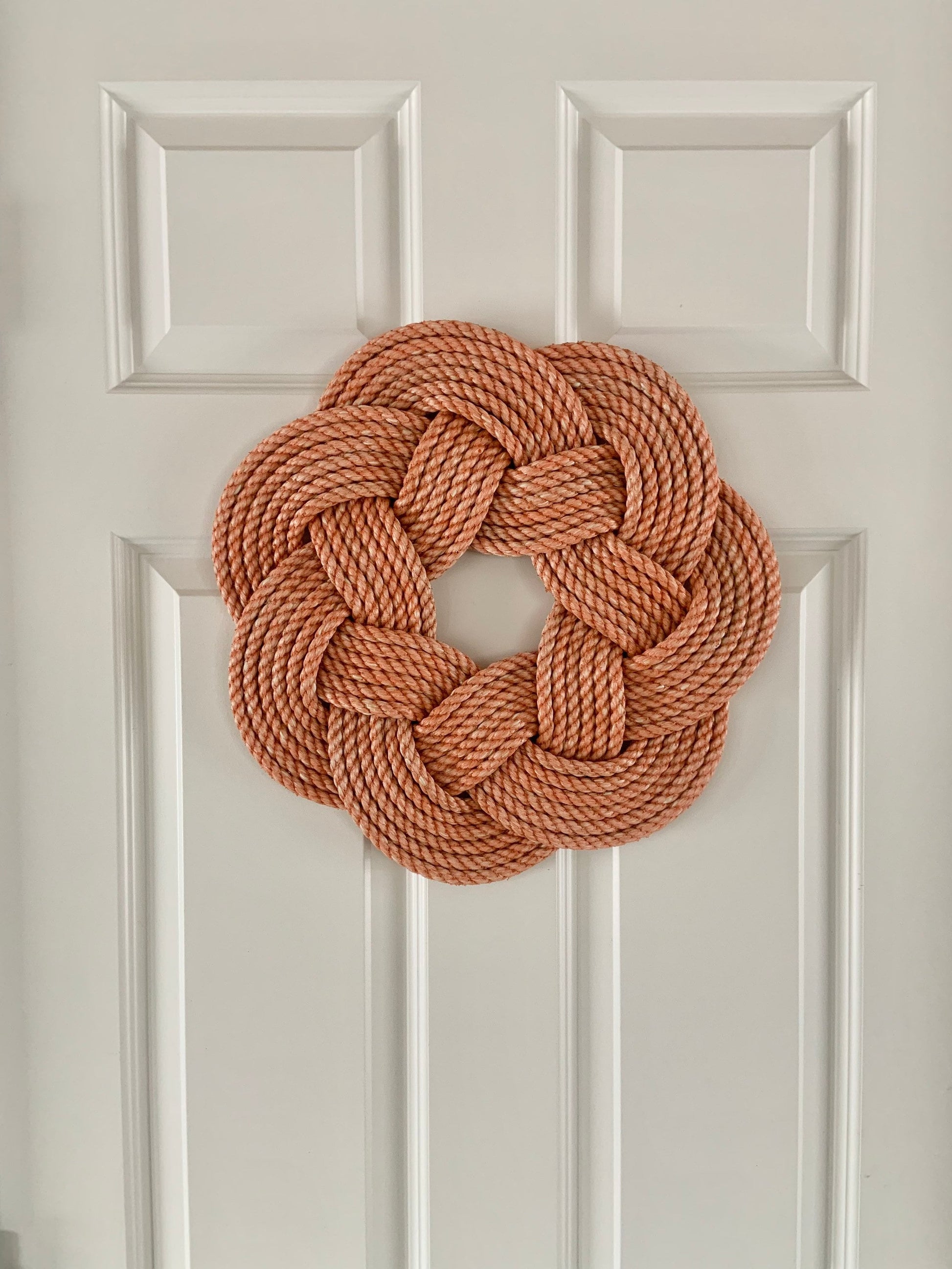 Creamsicle Rope Wreath