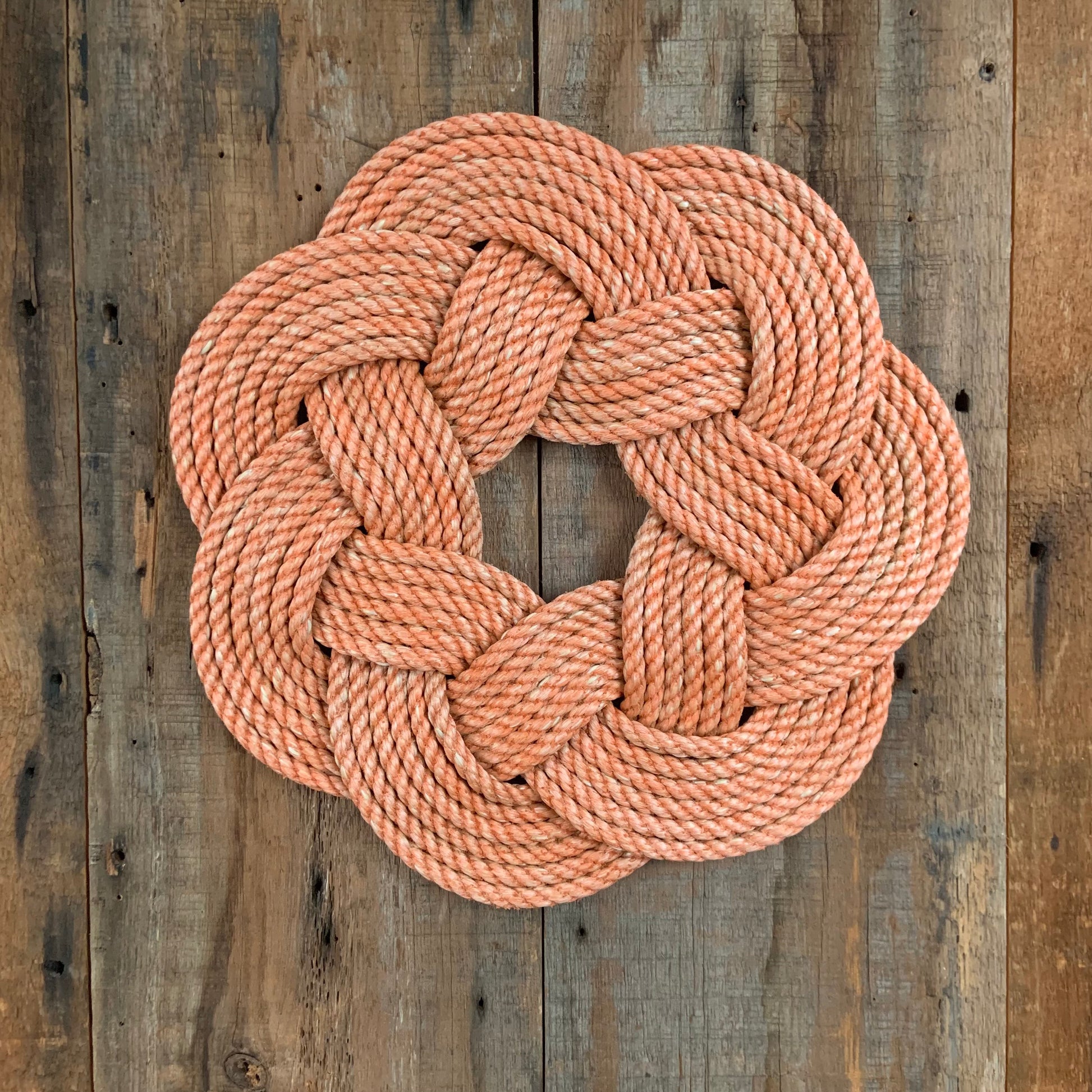 Creamsicle Rope Wreath