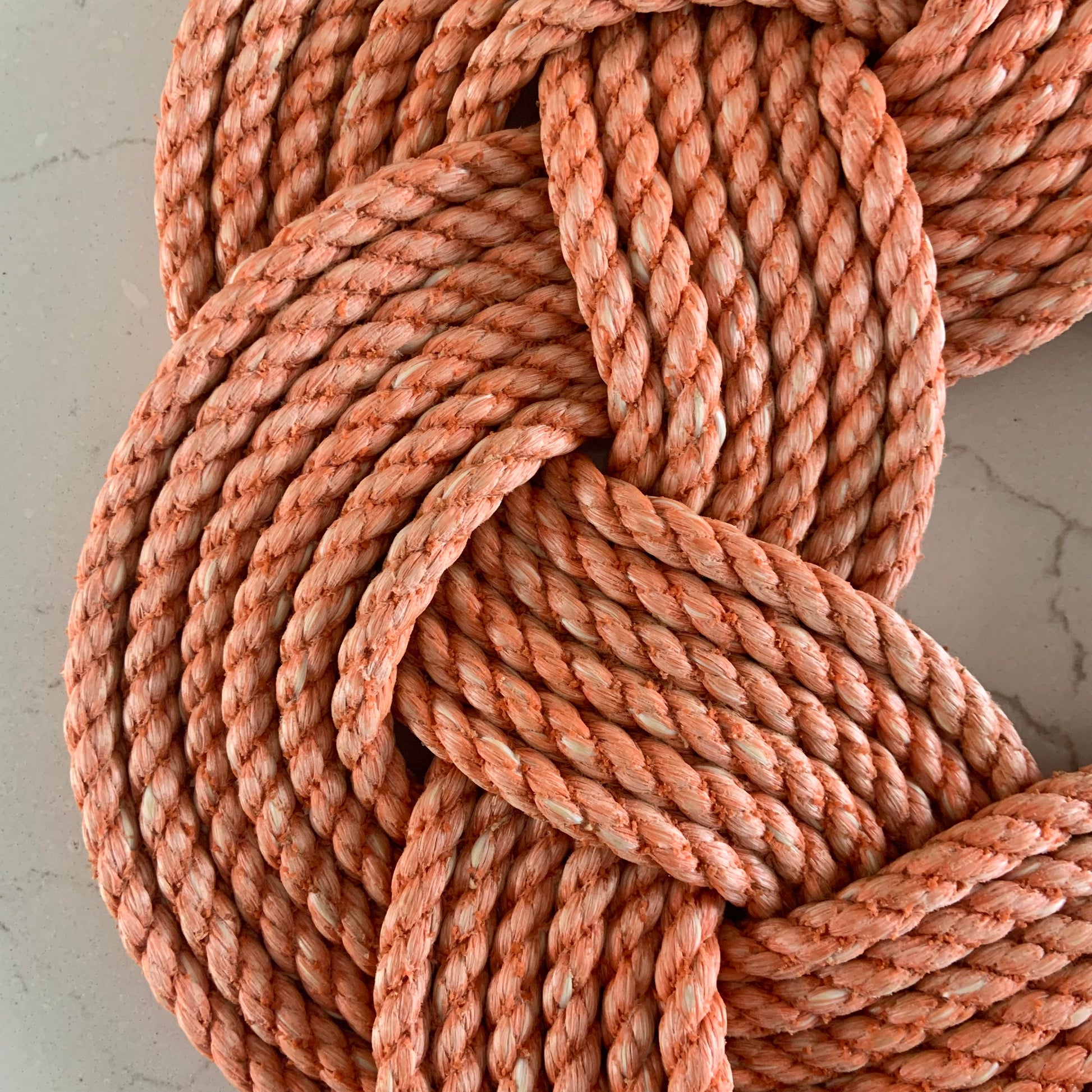 Creamsicle Rope Wreath