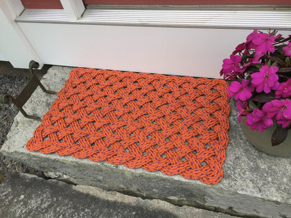 Upcycle lobster rope welcome mats, rugs and wreaths made with our most abundant rope colors