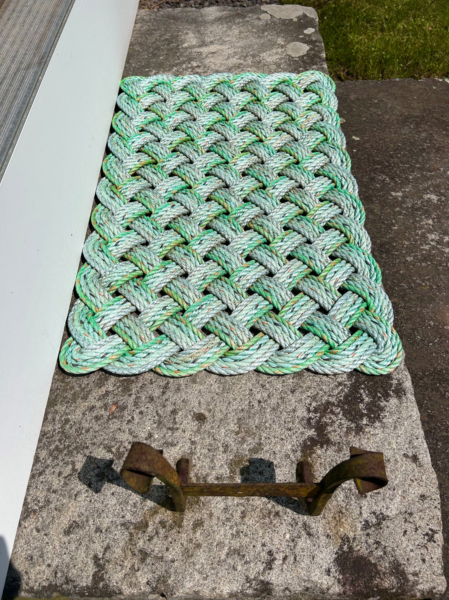Sea Glass Rope Doormat