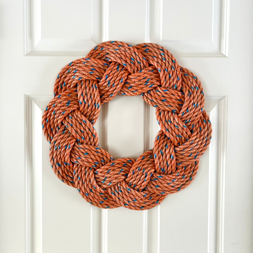 Mariner Wreath in Salmon