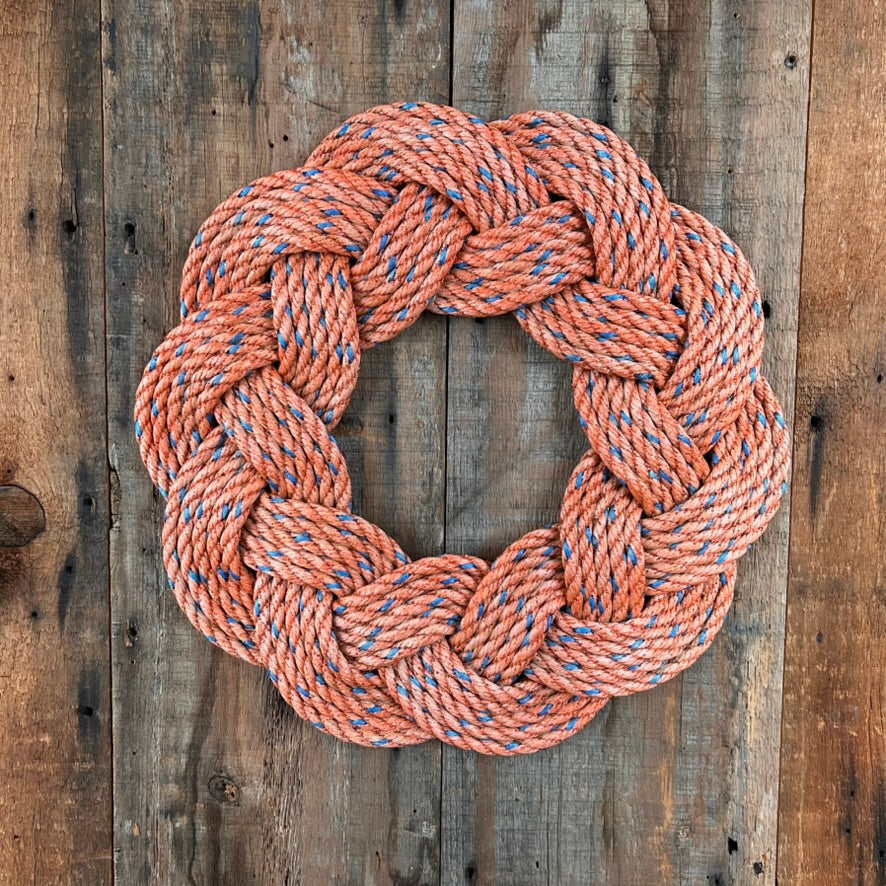 Mariner Wreath in Salmon