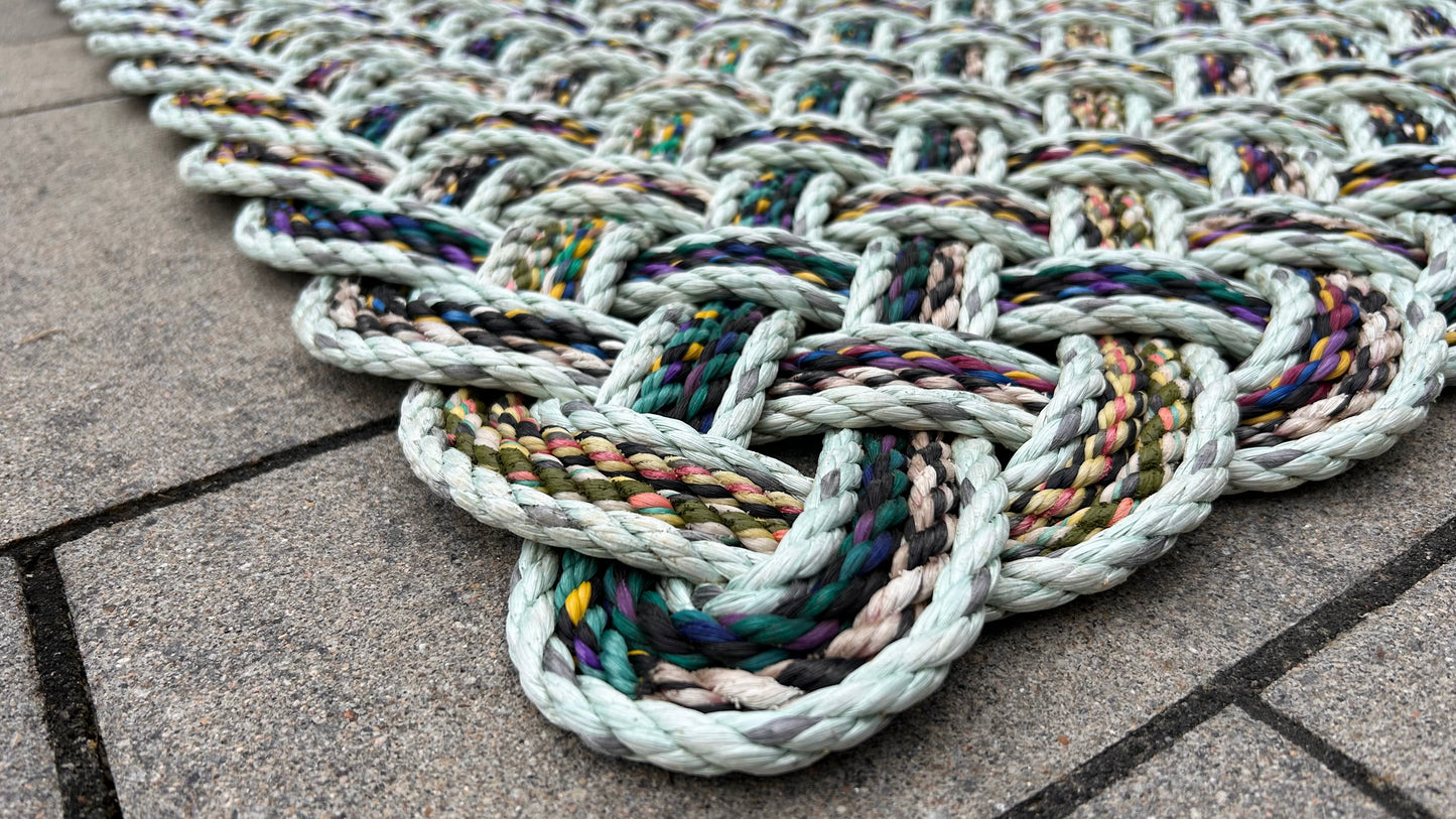 Basket Weave Rope Doormat