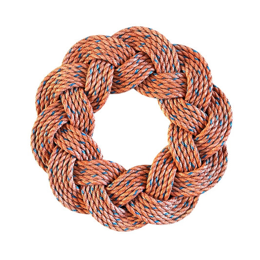Mariner Wreath in Salmon