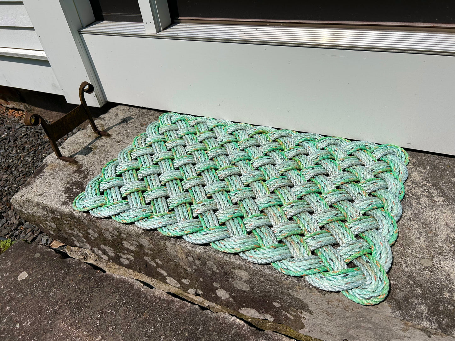 Sea Glass Rope Doormat