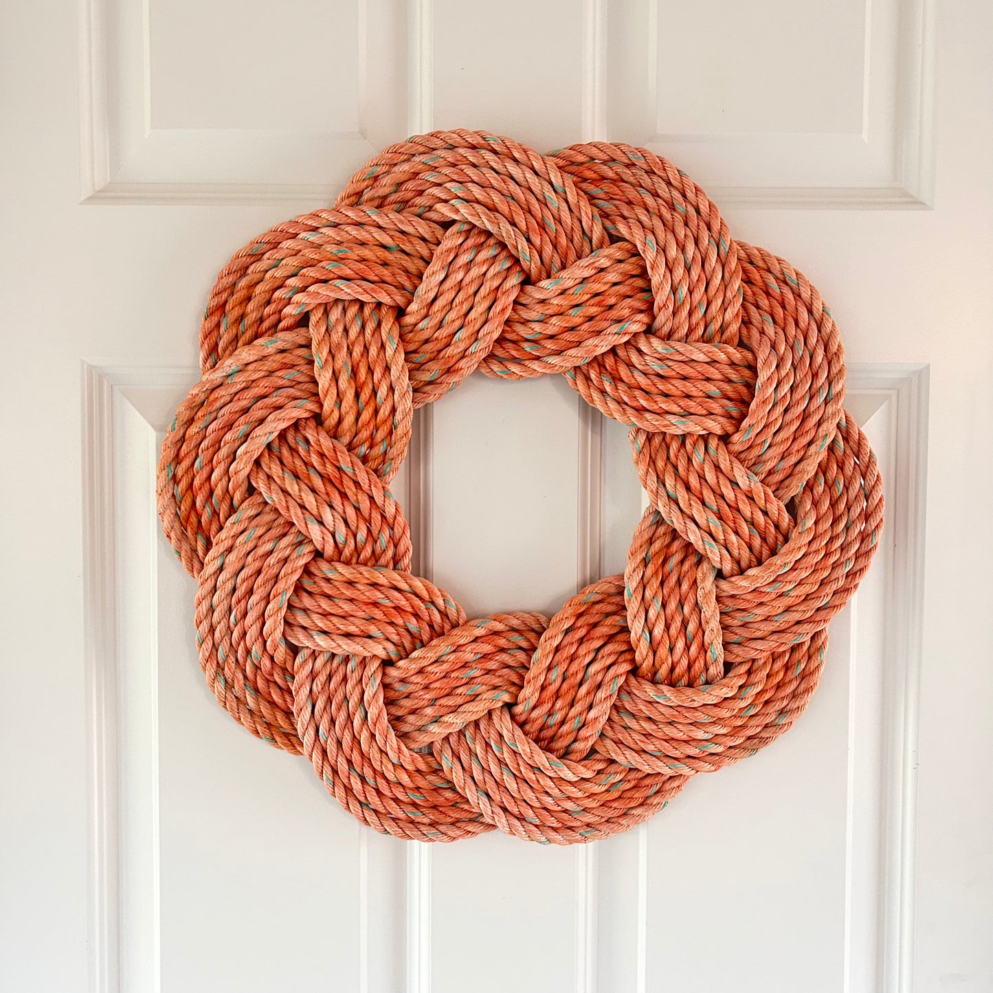 Mariner Wreath in Creamsicle