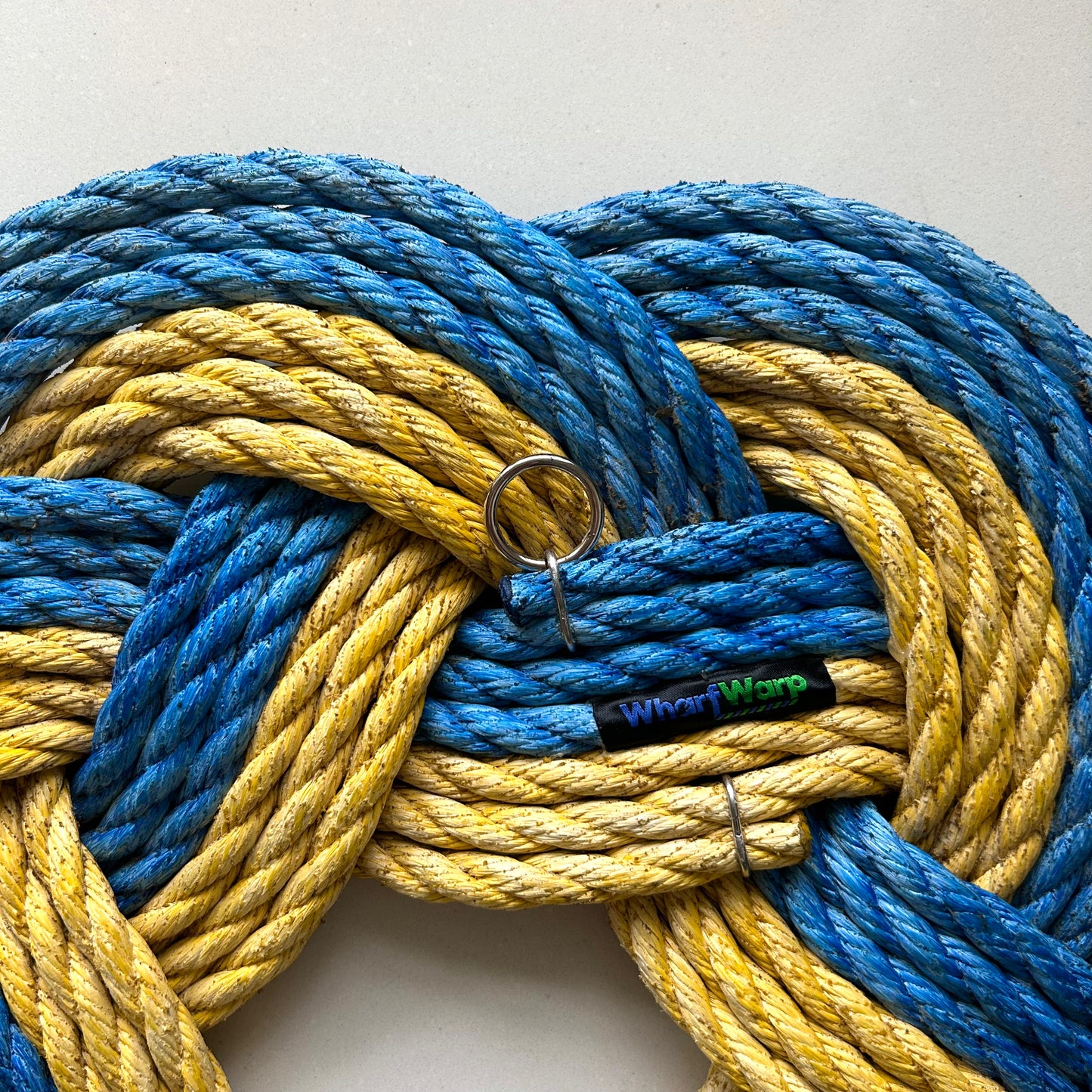 Blue and Yellow Wreath