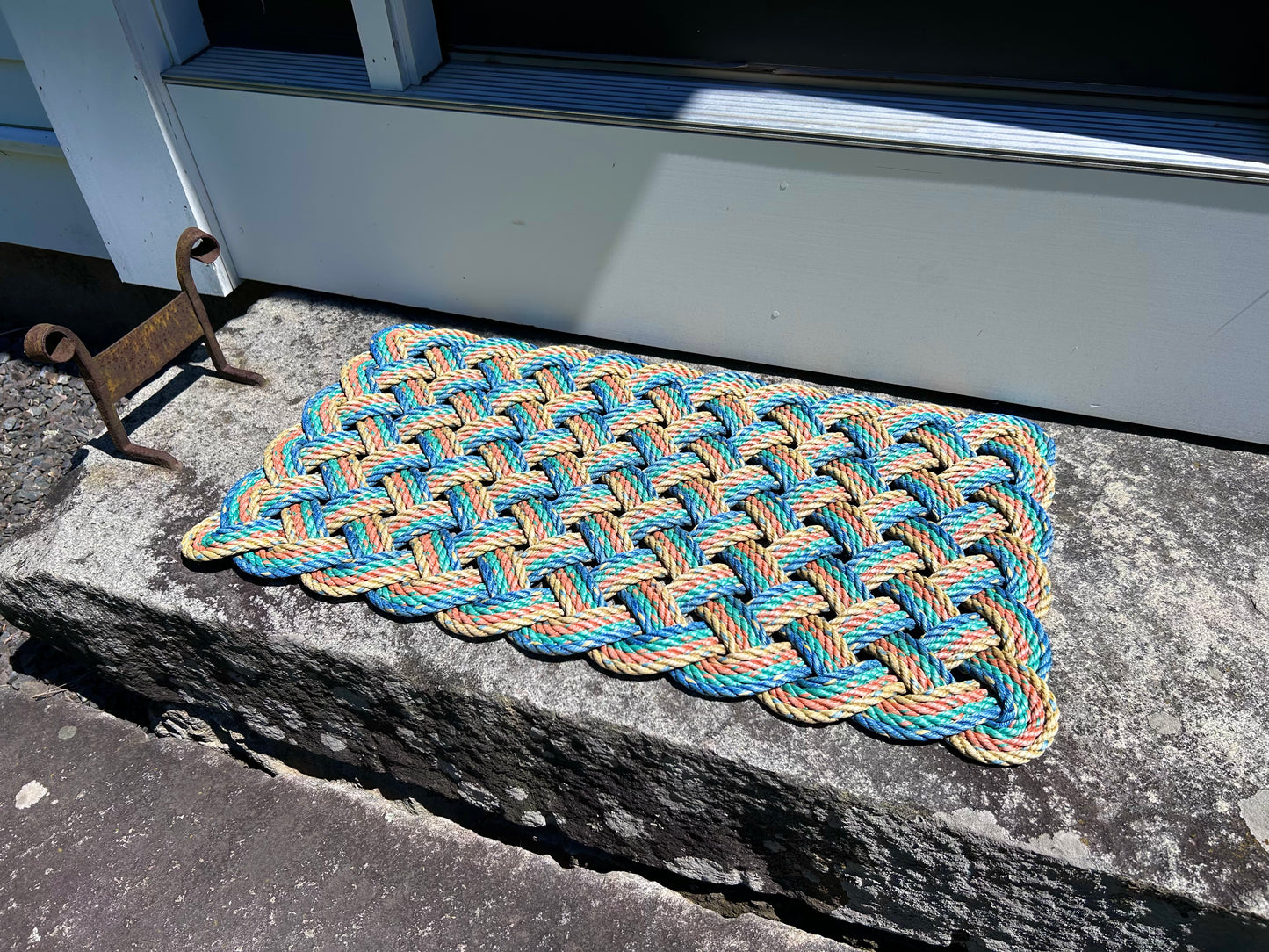 Reclaimed Lobster Rope Mat