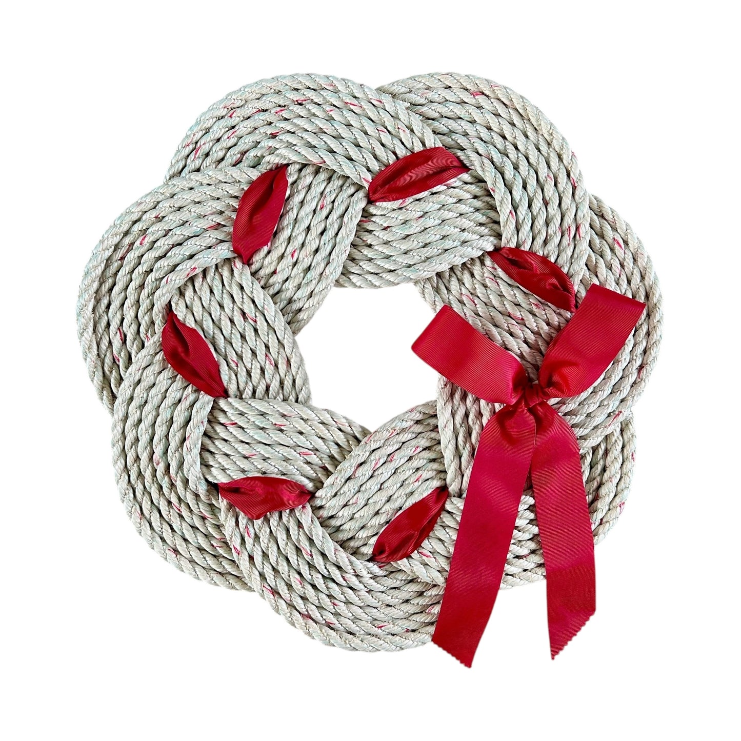 Christmas Wreaths with Red Ribbon