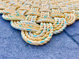 Yellow Slickah Rope Mat