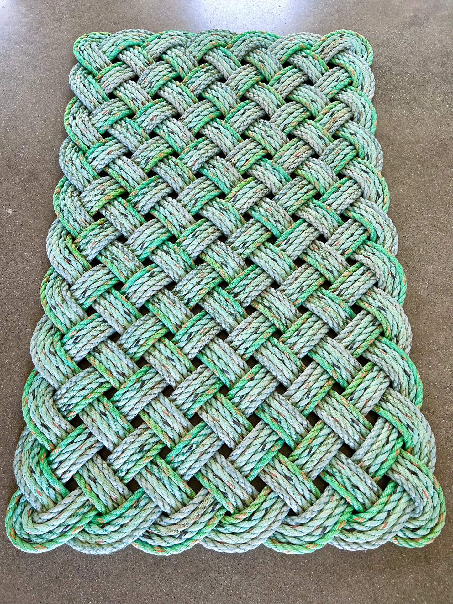 Sea Glass Rope Doormat