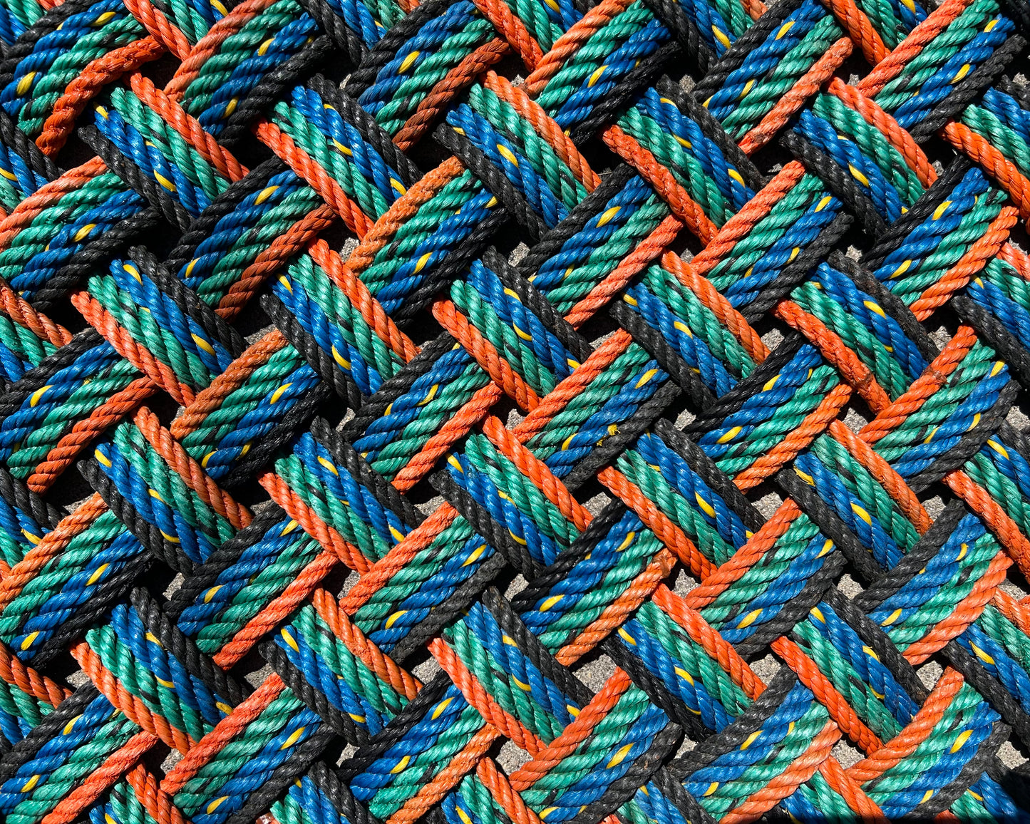Upcycled Lobster Rope Mat