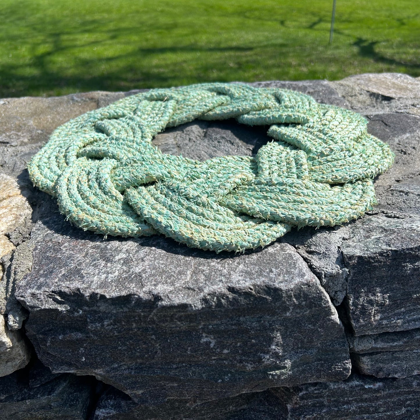 Rustic Urchin Green Mariner Wreath