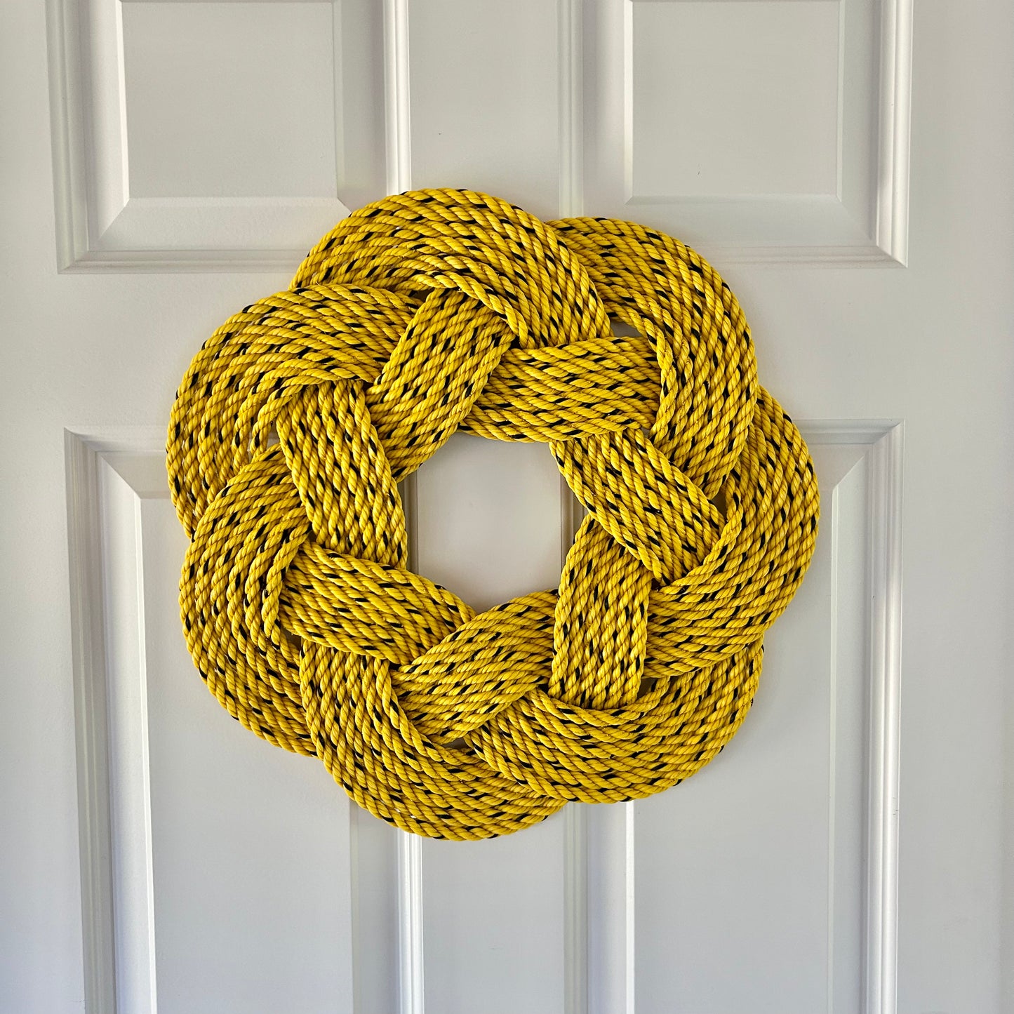 Yellow Check Wreath