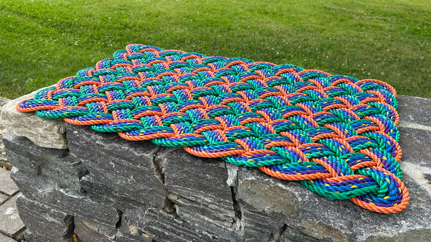 Reclaimed Lobster Rope Mat