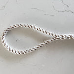 6' white Lobster Rope Dog Leash
