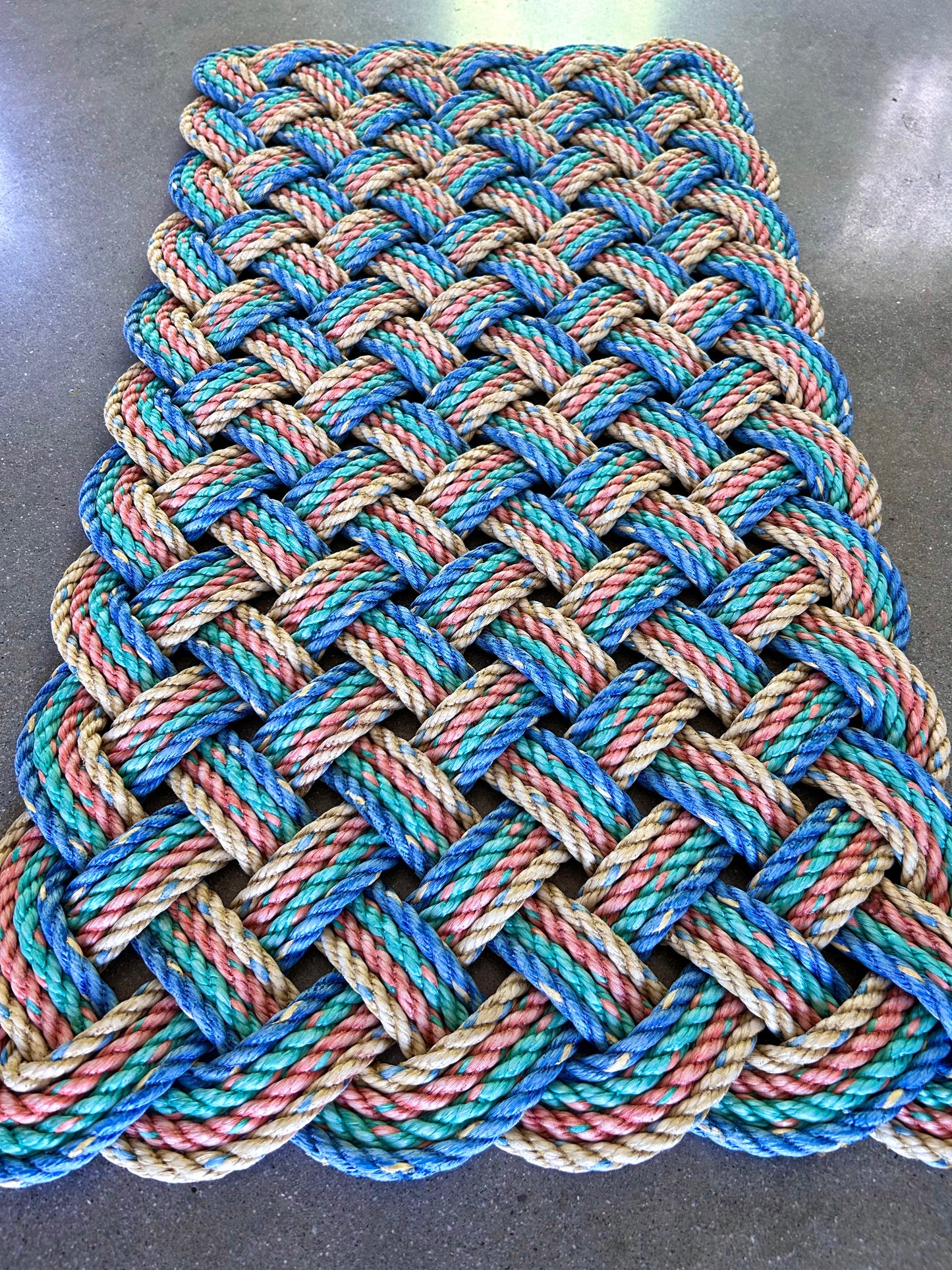 Reclaimed Lobster Rope Mat