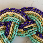 Mardi Gras Rope Wreath