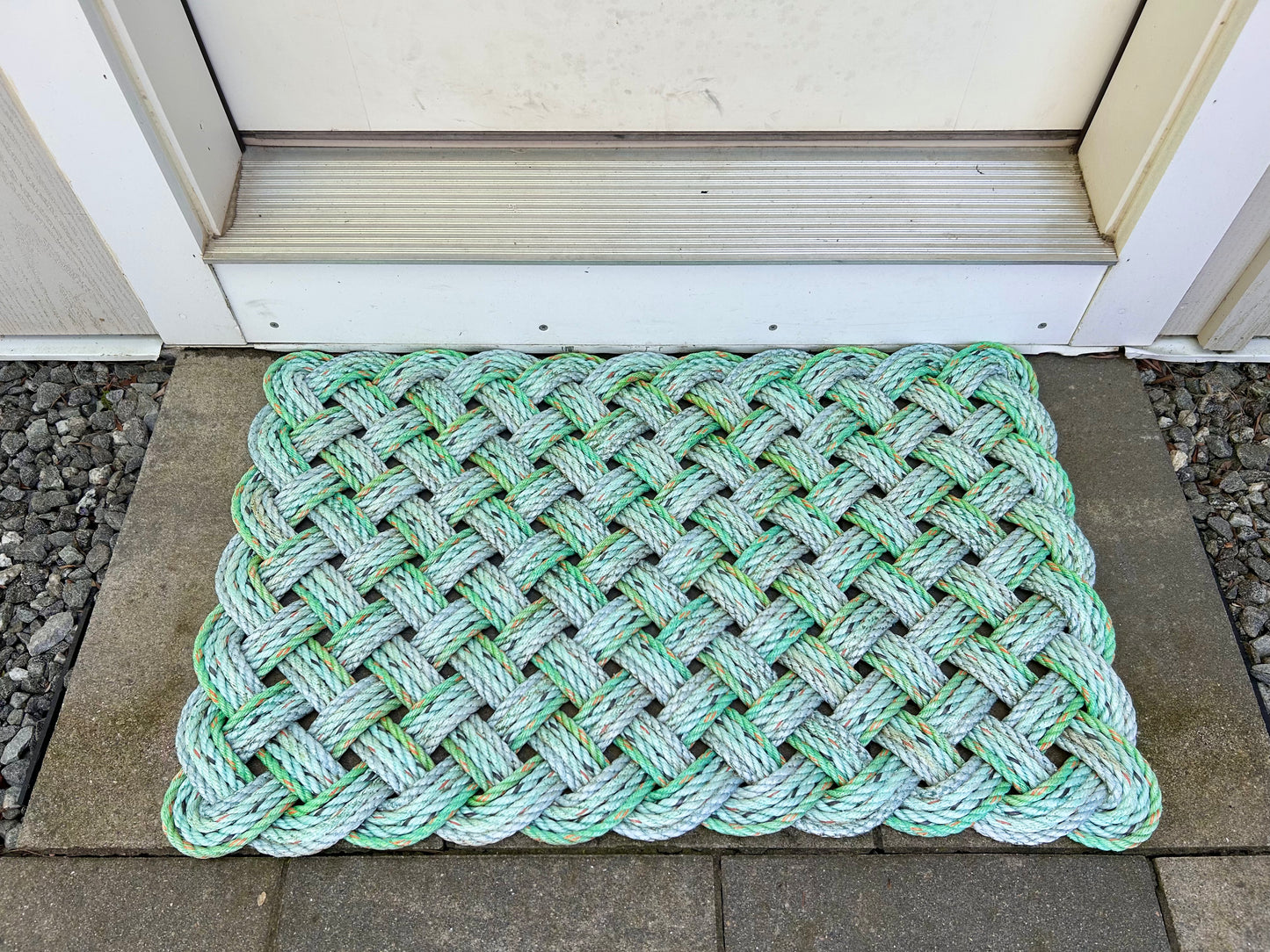 Sea Glass Rope Doormat