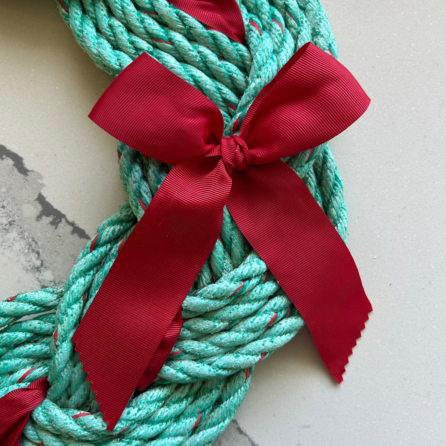 Christmas Wreaths with Red Ribbon