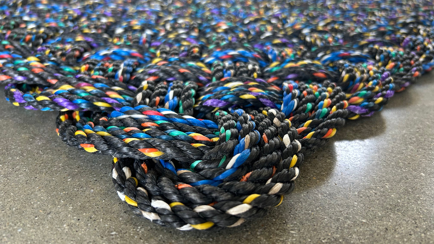 Reclaimed Lobster Rope Doormat
