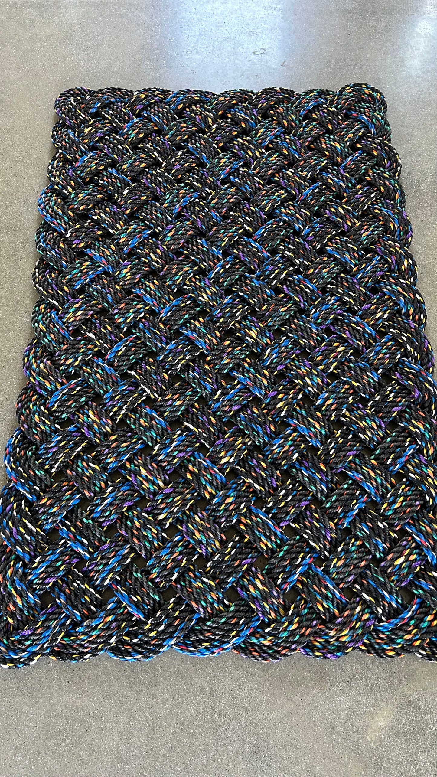 Reclaimed Lobster Rope Doormat