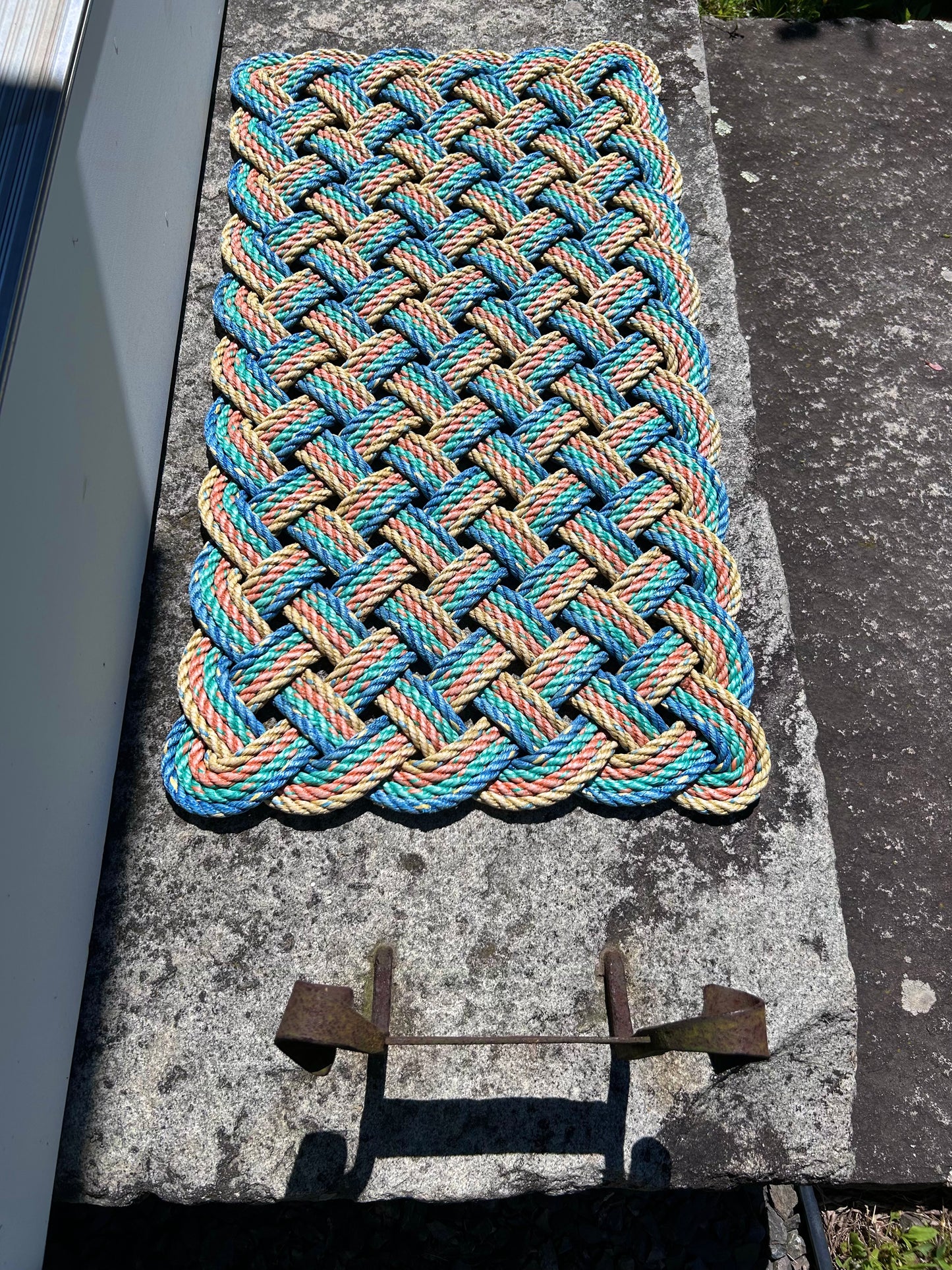 Reclaimed Lobster Rope Mat