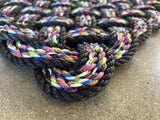 Step Sized Upcycled Rope Mat