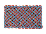 Vibrant Lobster Rope Doormat
