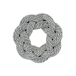 Salt and Pepper Wreath 10.5”