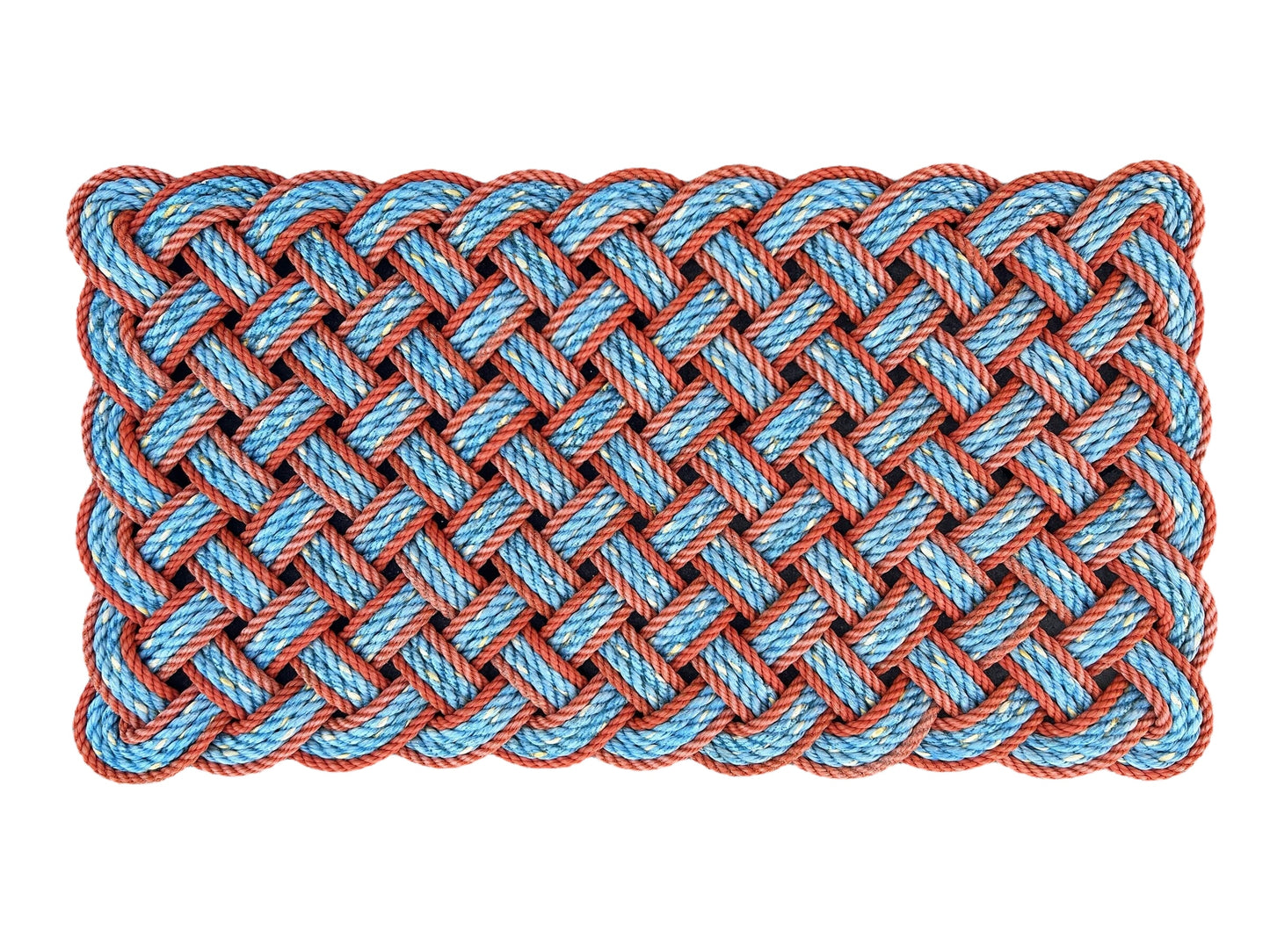 Vibrant lobster rope mat