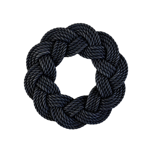 Black Rope Wreath