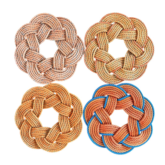 Orange Rope Wreaths