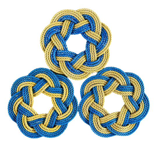 Blue and Yellow Wreaths