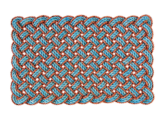 Vibrant lobster rope mat