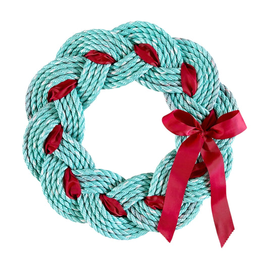 Christmas Wreaths with Red Ribbon