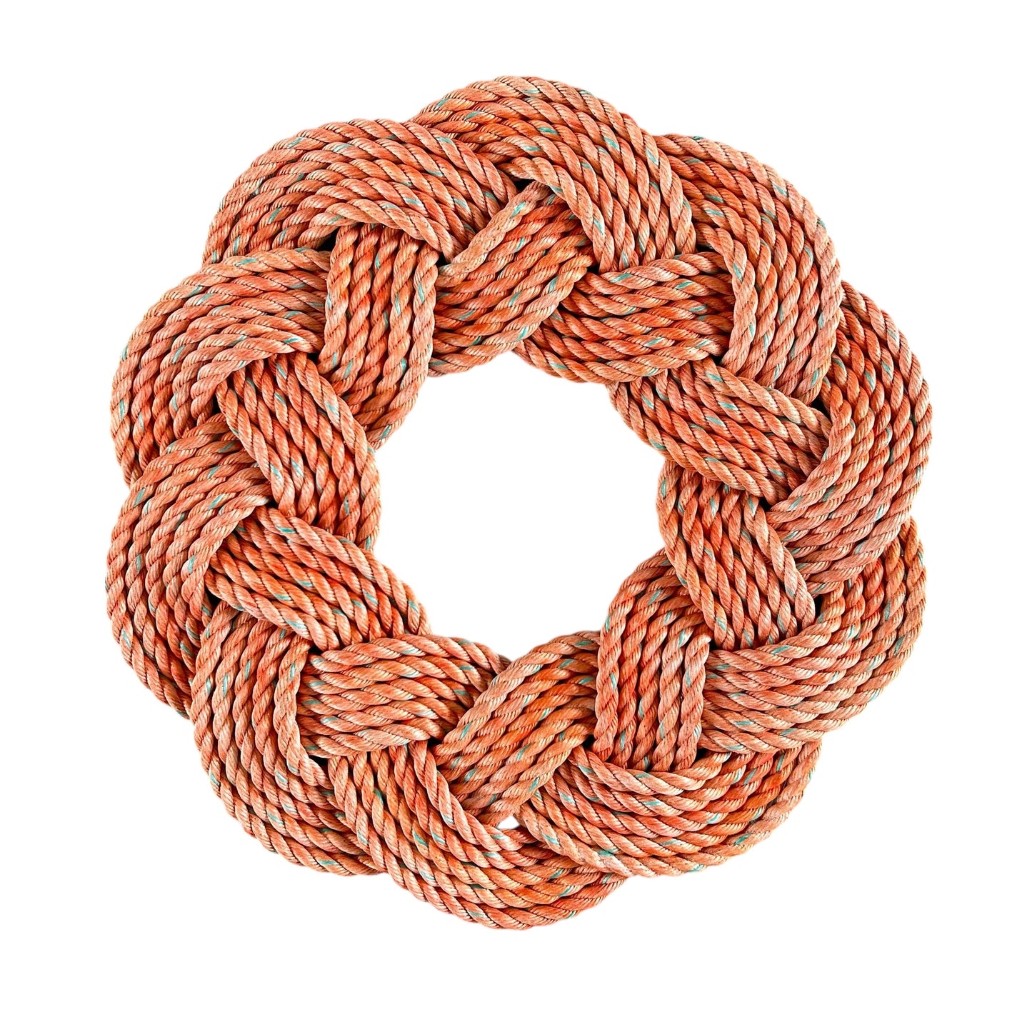 Mariner Wreath in Creamsicle
